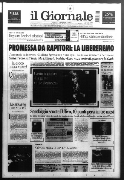 Il giornale : quotidiano del mattino